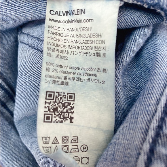 Calvin Klein Blue Slim Boyfriend Jeans - Picture 10 of 11